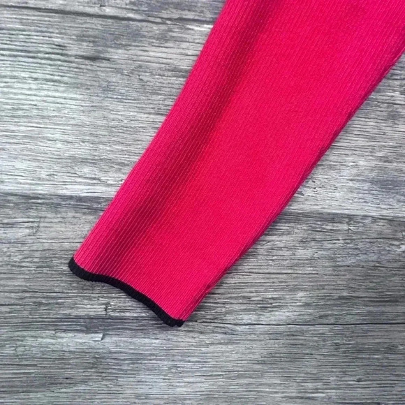 Calvin Klein Christmas 🤶 Red Mock Turtleneck Sweater XL - Picture 6 of 7